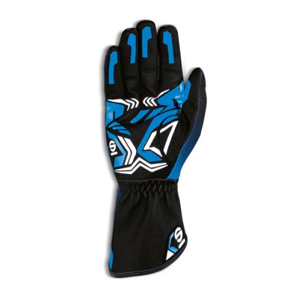 Sparco Kart Handschuhe RUSH hellblau Gr. 09